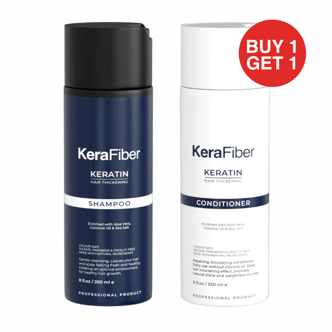 Set de champú y acondicionador espesante para el cabello