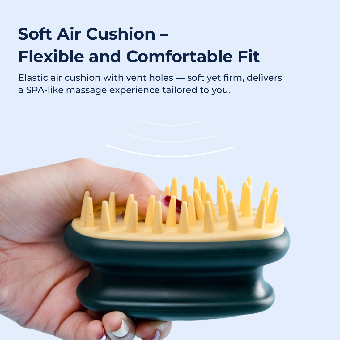 Masajeador reparador del cuero cabelludo